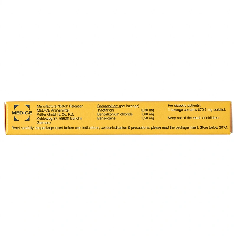 Viên ngậm Dorithricin trị viêm họng, đau họng (2 vỉ x 10 viên) - 7
